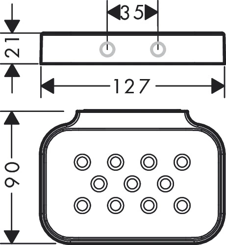 Seifenschale Axor Universal Circular chrom