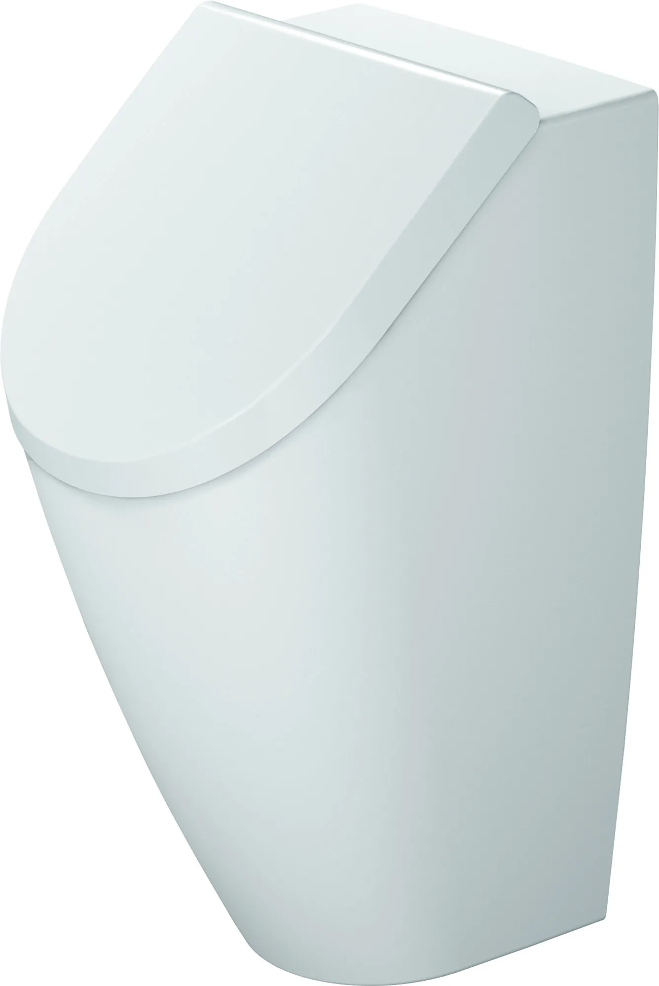 Urinal Rimless ME by Starck, weiß Abgang waagrecht, Ausfür für Deckel, HYG