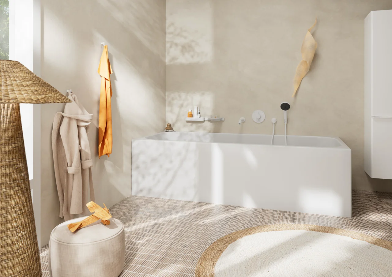 Hansgrohe DuoTurn S Mischer Unterputz, 2 Verbraucher, mattweiß