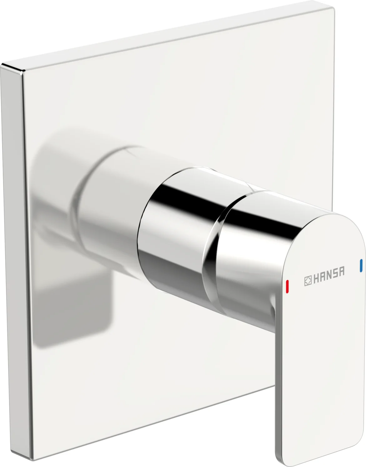 HansaSTELA Duscharmatur Einhebelmischer Fertigset für Brause-Batterie HansaSTELA 8785 Rosette eckig Chrom HansaSTELA Duscharmatur Einhebelmischer Fertigset für Brause-Batterie HansaSTELA 8785 Rosette eckig Chrom