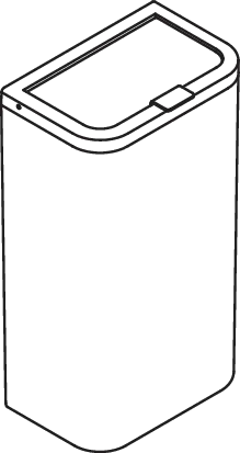 Papierabfallbehälter, Korpus und Deckel Polyamid in Farbe 98, Rahmenelement Polyamid, Fassungsvermögen ca. 25 l, Breite 281 mm, Höhe 505 mm, Tiefe 181 mm, Wandmontage, in Farbe 18 (Senfgelb) Papierabfallbehälter, Korpus und Deckel Polyamid in Farbe 98, Rahmenelement Polyamid, Fassungsvermögen ca. 25 l, Breite 281 mm, Höhe 505 mm, Tiefe 181 mm, Wandmontage, in Farbe 18 (Senfgelb)