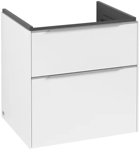 Villeroy & Boch Waschtischunterschrank „Subway 3.0“ für Schrankwaschtisch 572 × 576 × 478 mm Pure White, für Becken mittig