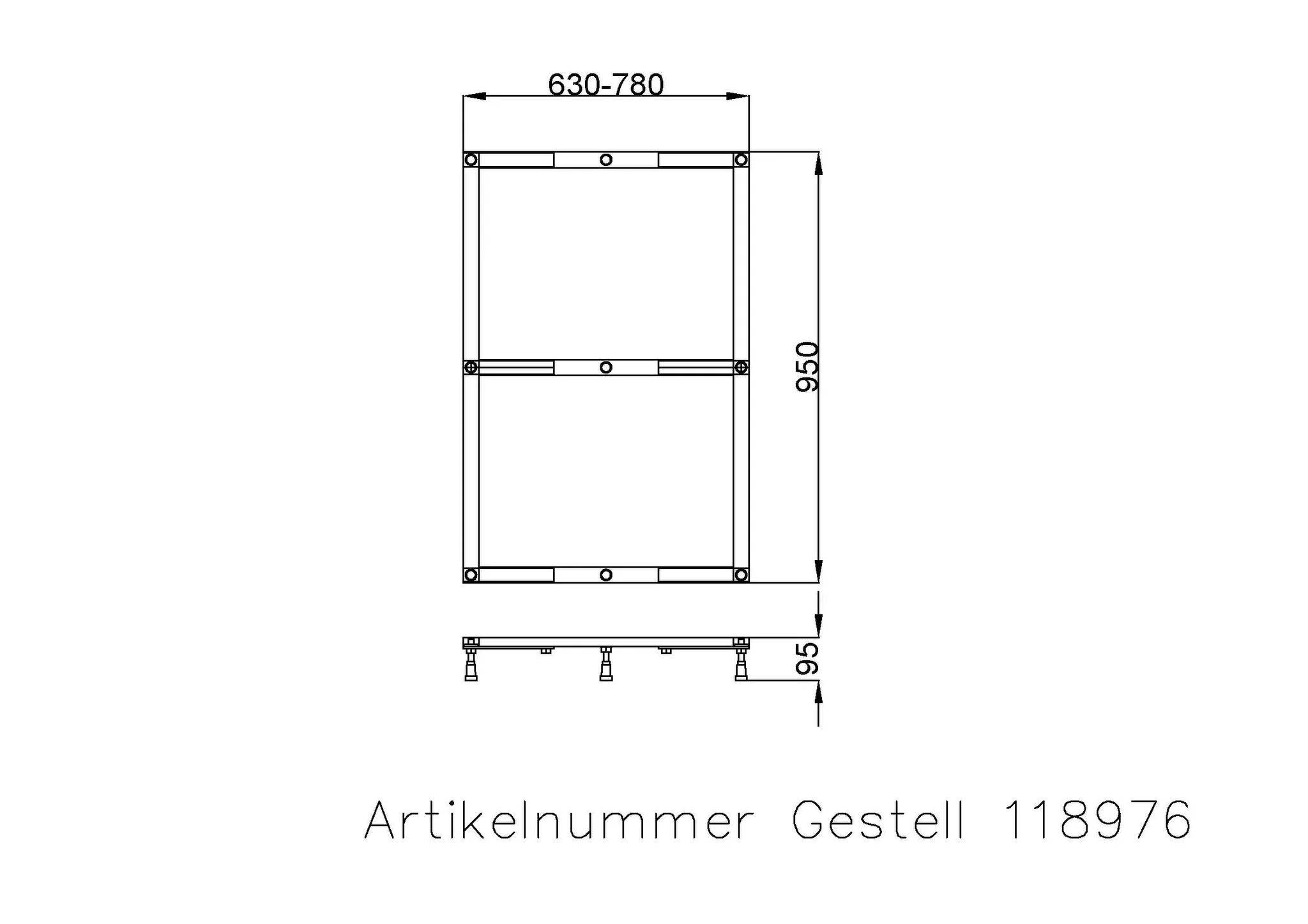 Hoesch Untergestell für Duschwanne „Muna“ 4194, 4208, 4209, 4210, 4217, 4218 100 × 150 cm Hoesch Untergestell für Duschwanne „Muna“ 4194, 4208, 4209, 4210, 4217, 4218 100 × 150 cm