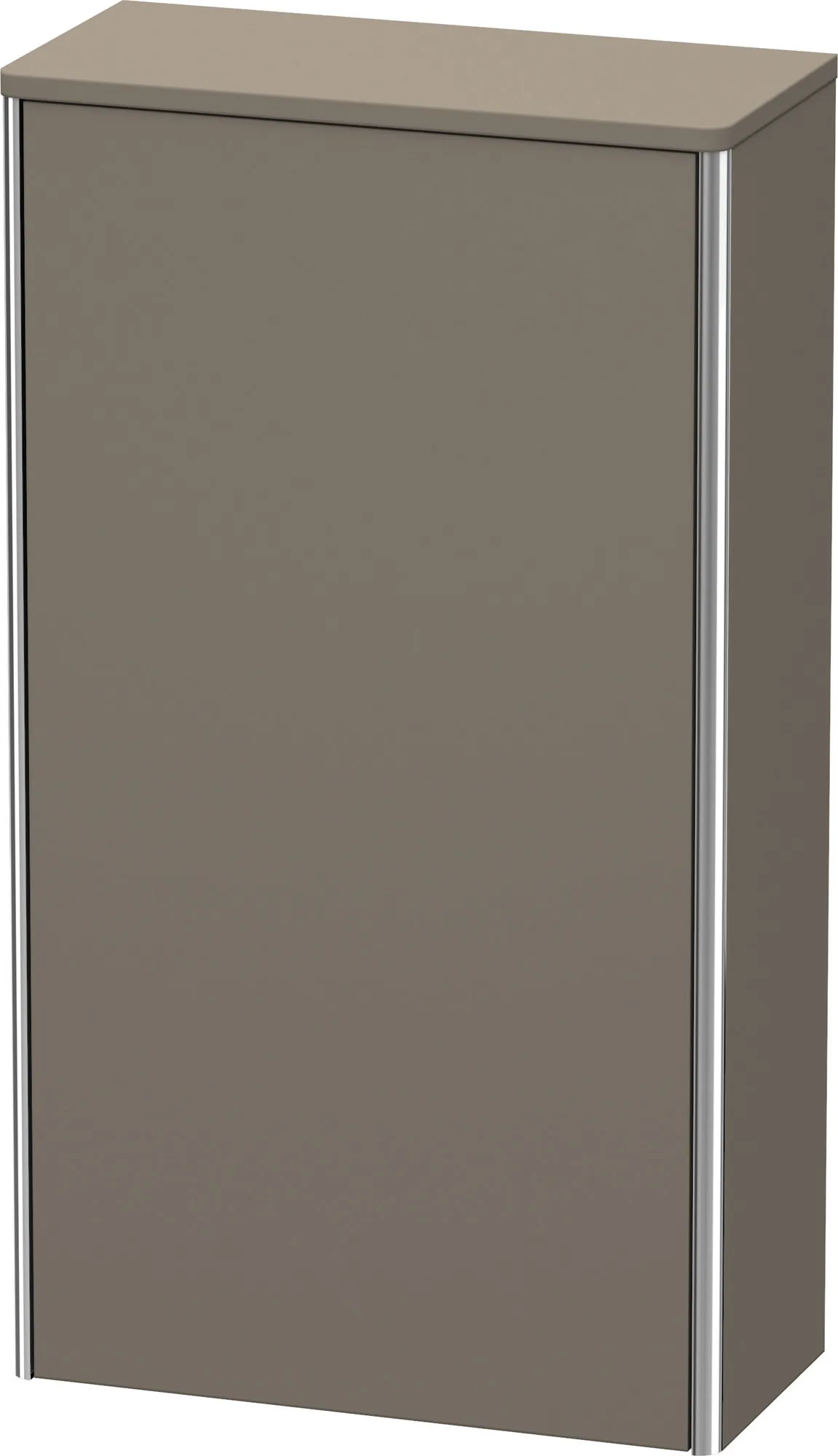 Duravit Halbhochschrank „XSquare“ 50 × 89,6 × 23,6 cm Flannel Grey Seidenmatt Duravit Halbhochschrank „XSquare“ 50 × 89,6 × 23,6 cm Flannel Grey Seidenmatt