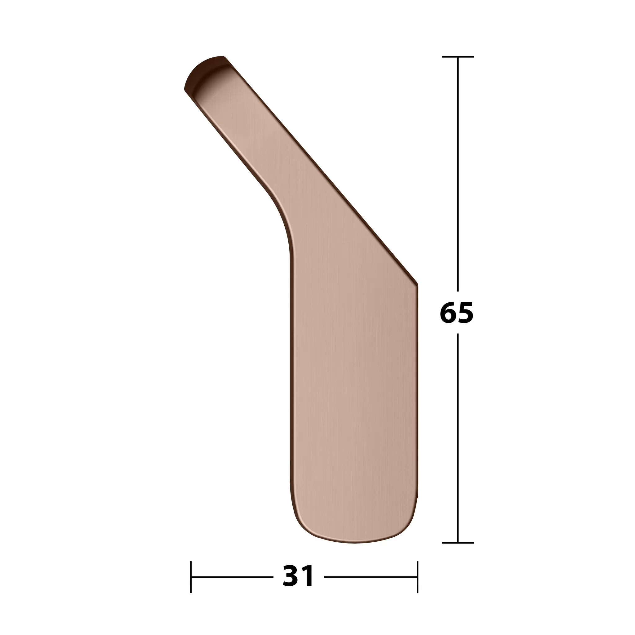 Collection Moll Handtuchhaken Rotgold gebürstet Collection Moll Handtuchhaken Rotgold gebürstet