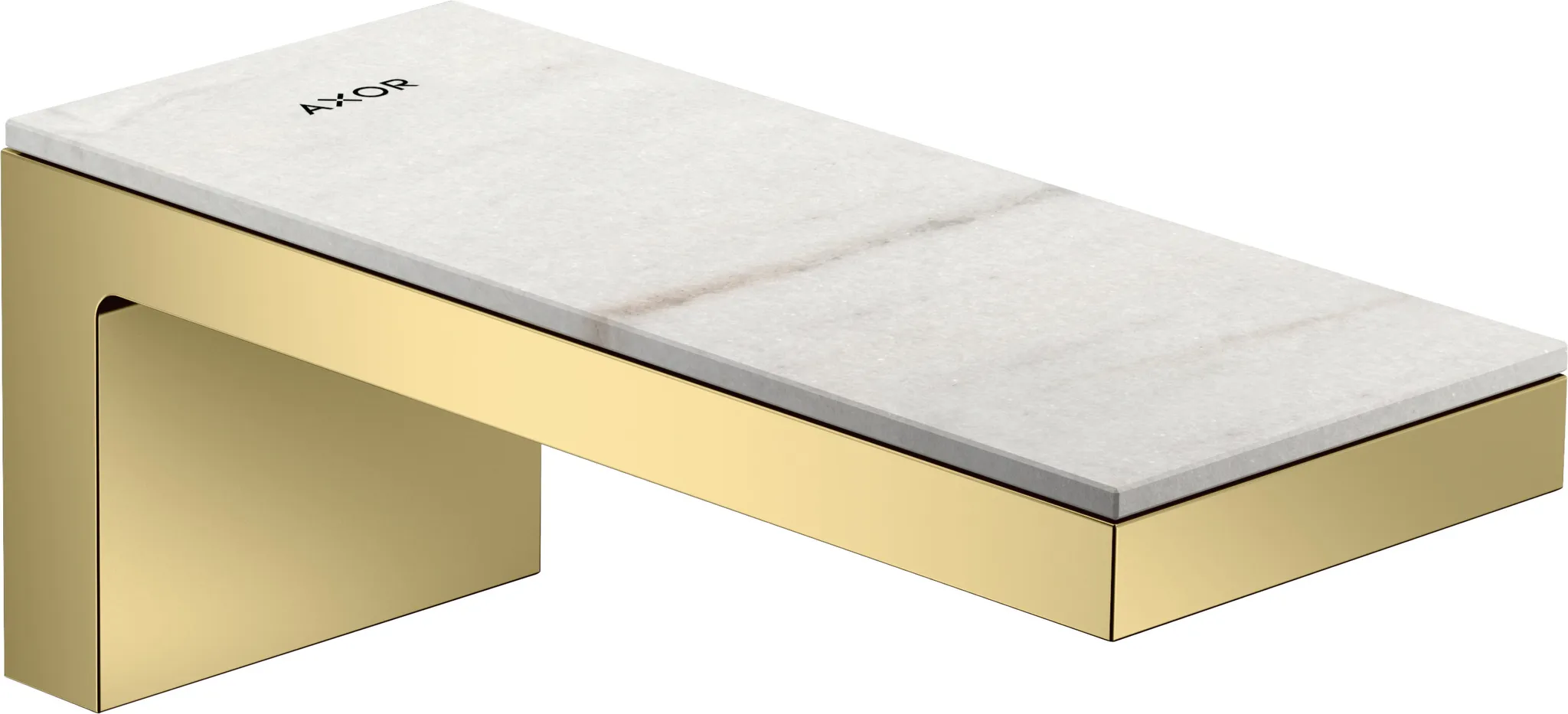 Hansgrohe AXOR MyEdition Mischer mit Platte 200 Marmor Lasa Covelano Vena Oro Hansgrohe AXOR MyEdition Mischer mit Platte 200 Marmor Lasa Covelano Vena Oro