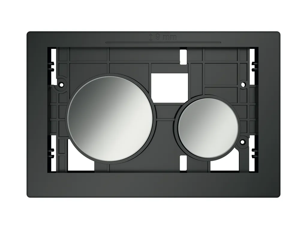 loop Betätigungseinheit für WC-Bet., Tasten Chrom glänzend loop Betätigungseinheit für WC-Bet., Tasten Chrom glänzend