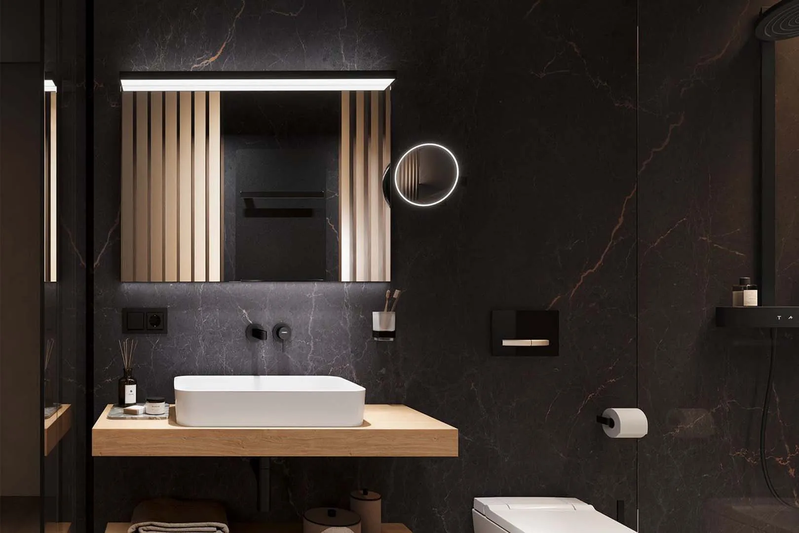 Schneider Lichtspiegel ALU1/SP 140/TW - BORDO TW, Schwarz Matt, LED Beleuchtung Tunable White Schneider Lichtspiegel ALU1/SP 140/TW - BORDO TW, Schwarz Matt, LED Beleuchtung Tunable White