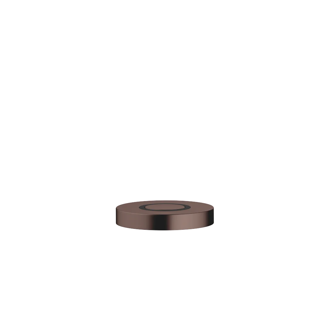 Dornbracht AIR SWITCH Bedienknopf SERIENNEUTRAL, Dark Bronze gebürstet (PVD), kompatibel mit Insinkerator Müllzerkleinerern wie Evolution