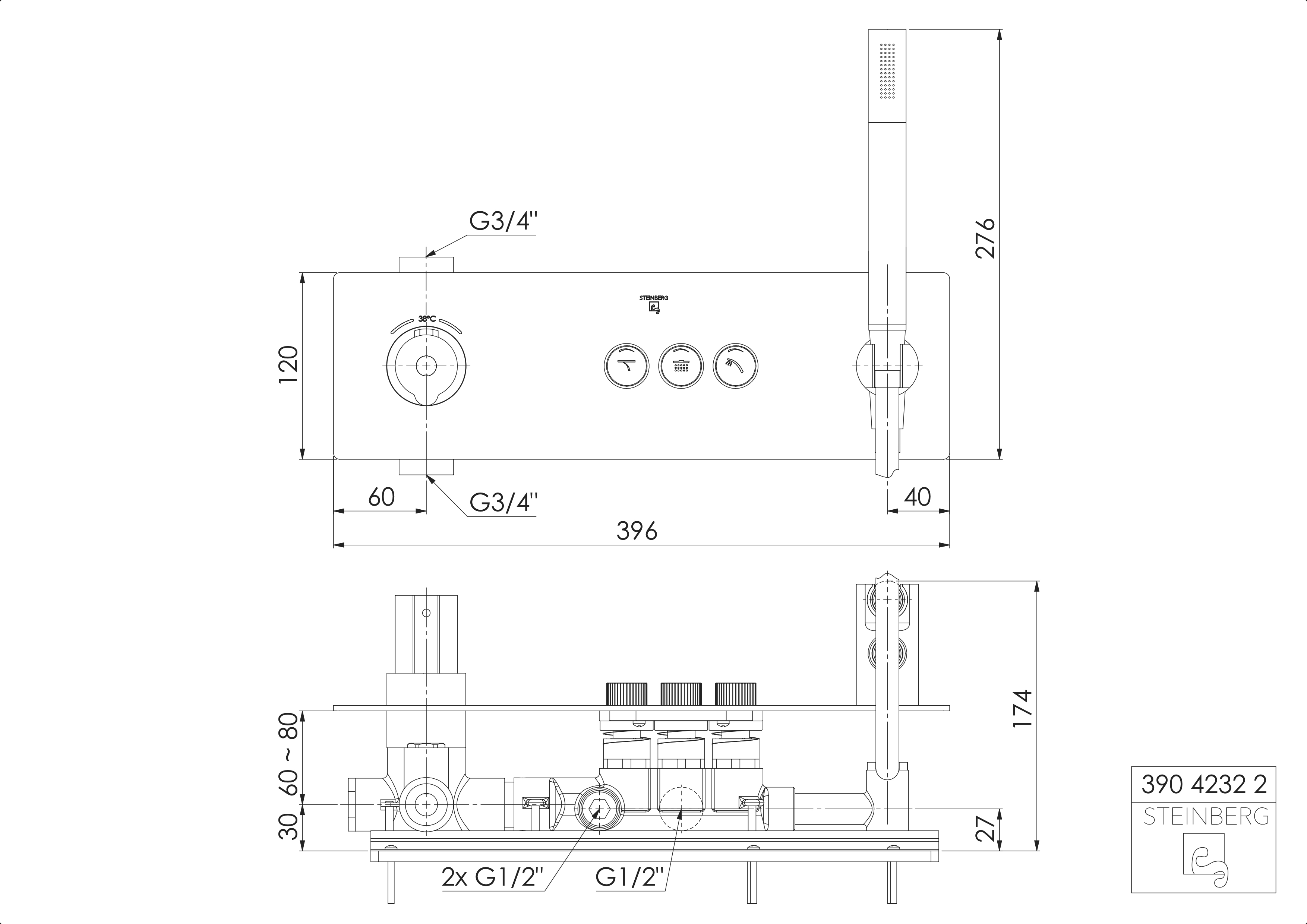 Steinberg „Serie 390“ in Chrom