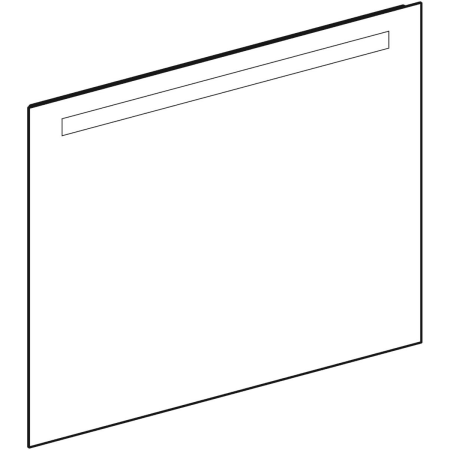 Geberit Option Basic Square Lichtspiegel, Aluminium eloxiert, 90x70 cm, Beleuchtung oben Geberit Option Basic Square Lichtspiegel, Aluminium eloxiert, 90x70 cm, Beleuchtung oben