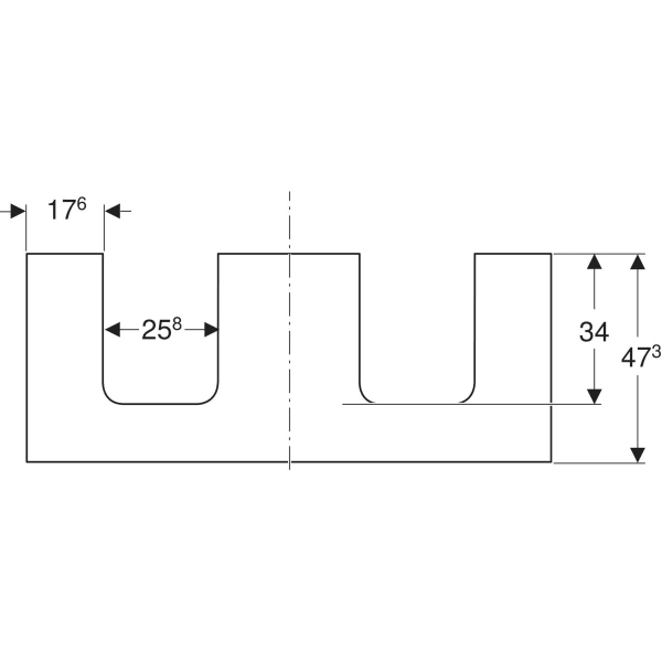 Geberit Zubehör/Ersatzteile für Badezimmerzubehör „ONE“