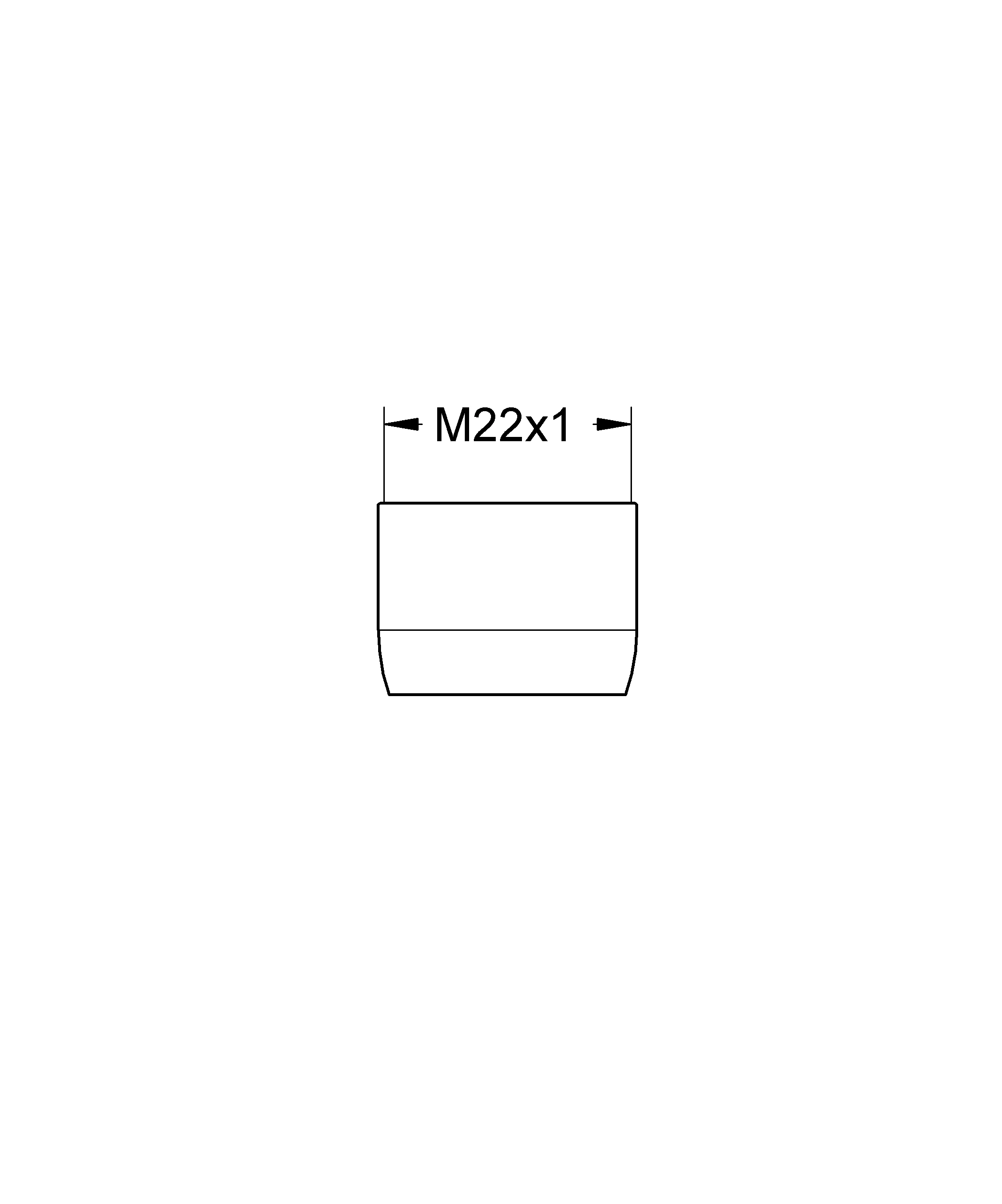 Mousseur 13928, Innengewinde, M 22 × 1, Durchflussklasse A, 13,5 - 15,0 l/min bei 3 bar, chrom