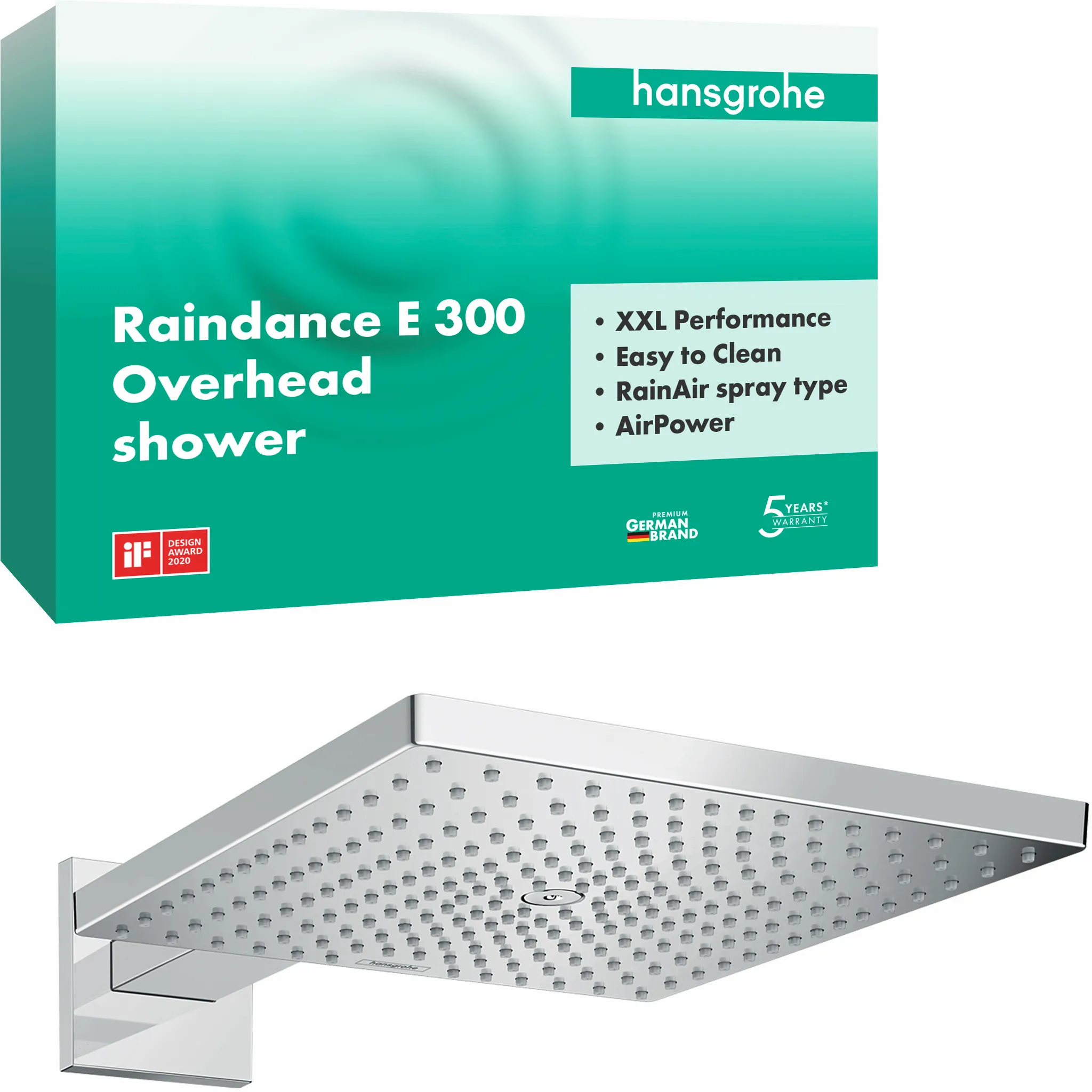 Hansgrohe Raindance E Kopfbrause 300 1jet, Chrom Hansgrohe Raindance E Kopfbrause 300 1jet, Chrom