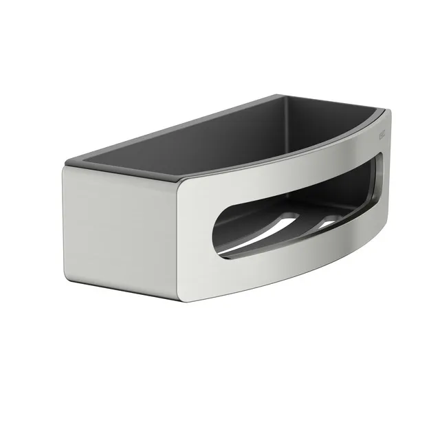 KEUCO ELEGANCE Duschablage Kunststoff-Einsatz anthrazit Edelstahl-finish / anthrazit