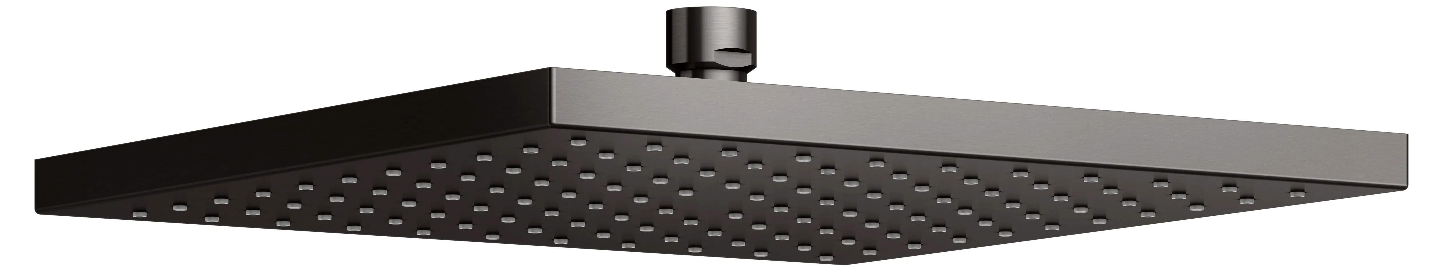Brausen und Brausezubehör Kopfbrause eckig 250 x 250 mm Titanschwarz gebürstet Brausen und Brausezubehör Kopfbrause eckig 250 x 250 mm Titanschwarz gebürstet