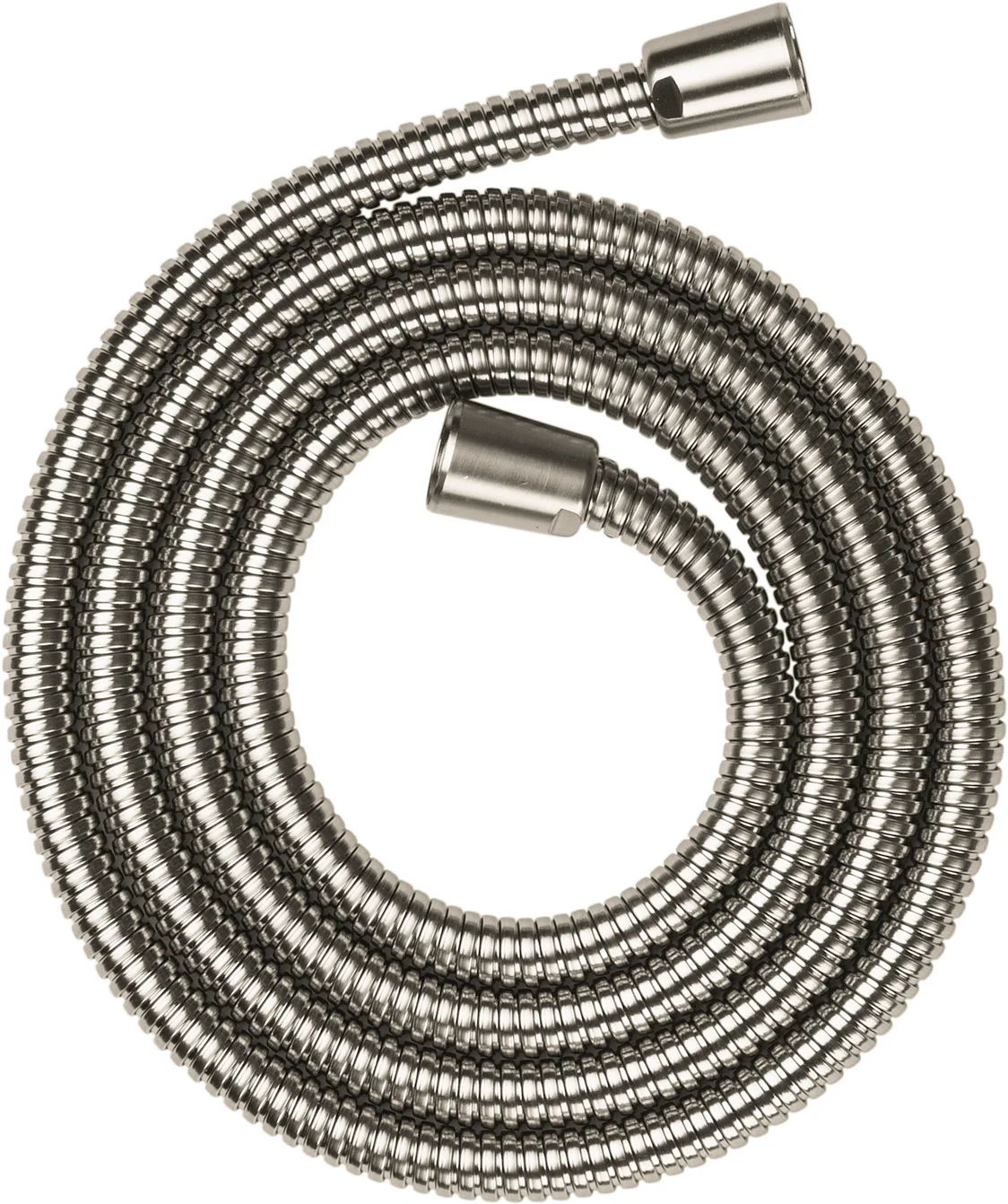 Hansgrohe AXOR ShowerSolutions Metallbrauseschlauch Chrom, 2,00 m, beidseitig mit Drehwirbel und konischer Mutter