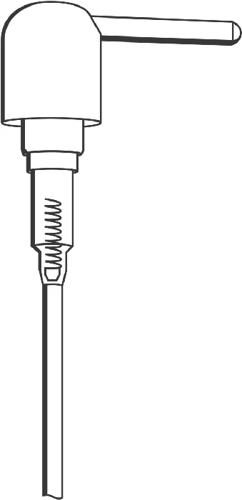 Ersatzpumpe 40212, für Seifenspender, chrom