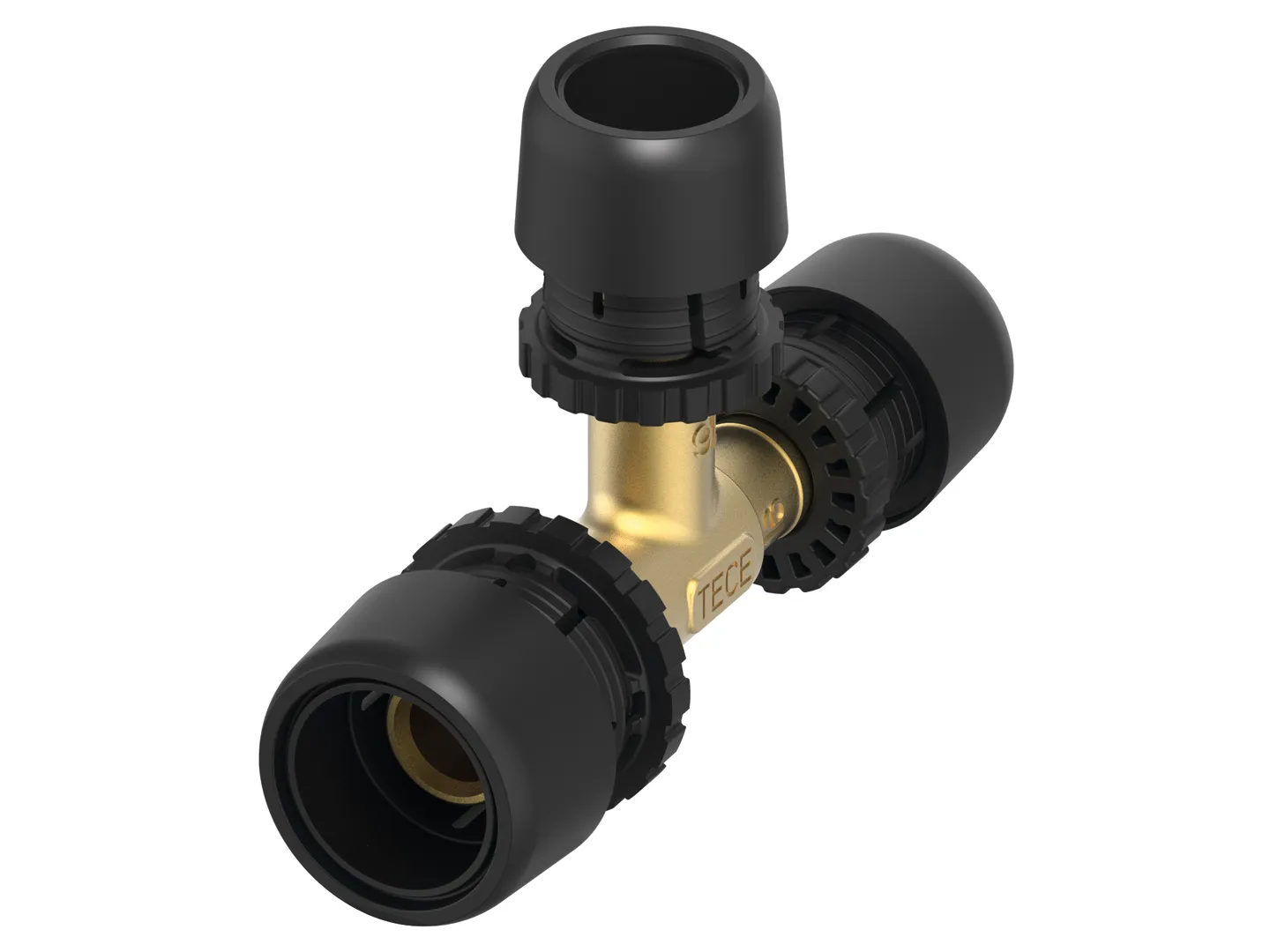 TECElogo-Ax T-Stück reduziert Dimension 20 × 16 × 20, Siliziumbronze TECElogo-Ax T-Stück reduziert Dimension 20 × 16 × 20, Siliziumbronze