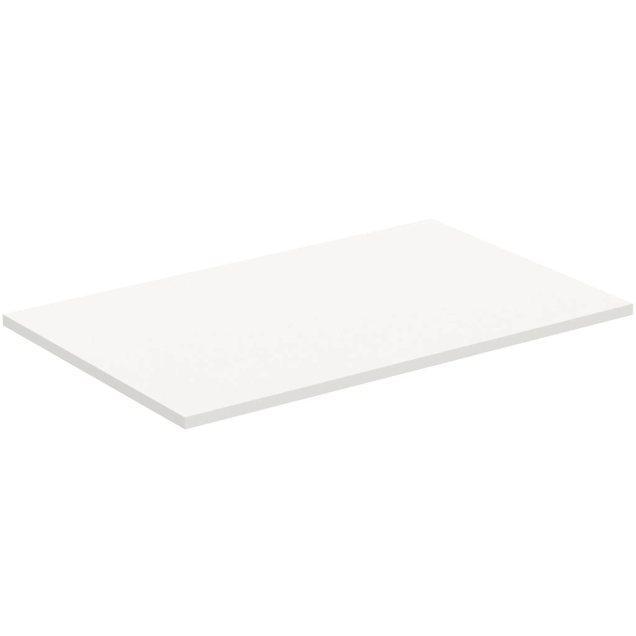 Waschtischplatte i.life B ohne Ausschnitt 802x506x18mm Weiß matt Waschtischplatte i.life B ohne Ausschnitt 802x506x18mm Weiß matt
