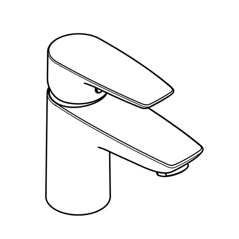 Kludi PURE&SOLID Waschtisch-EHM 75 chrom Kludi PURE&SOLID Waschtisch-EHM 75 chrom