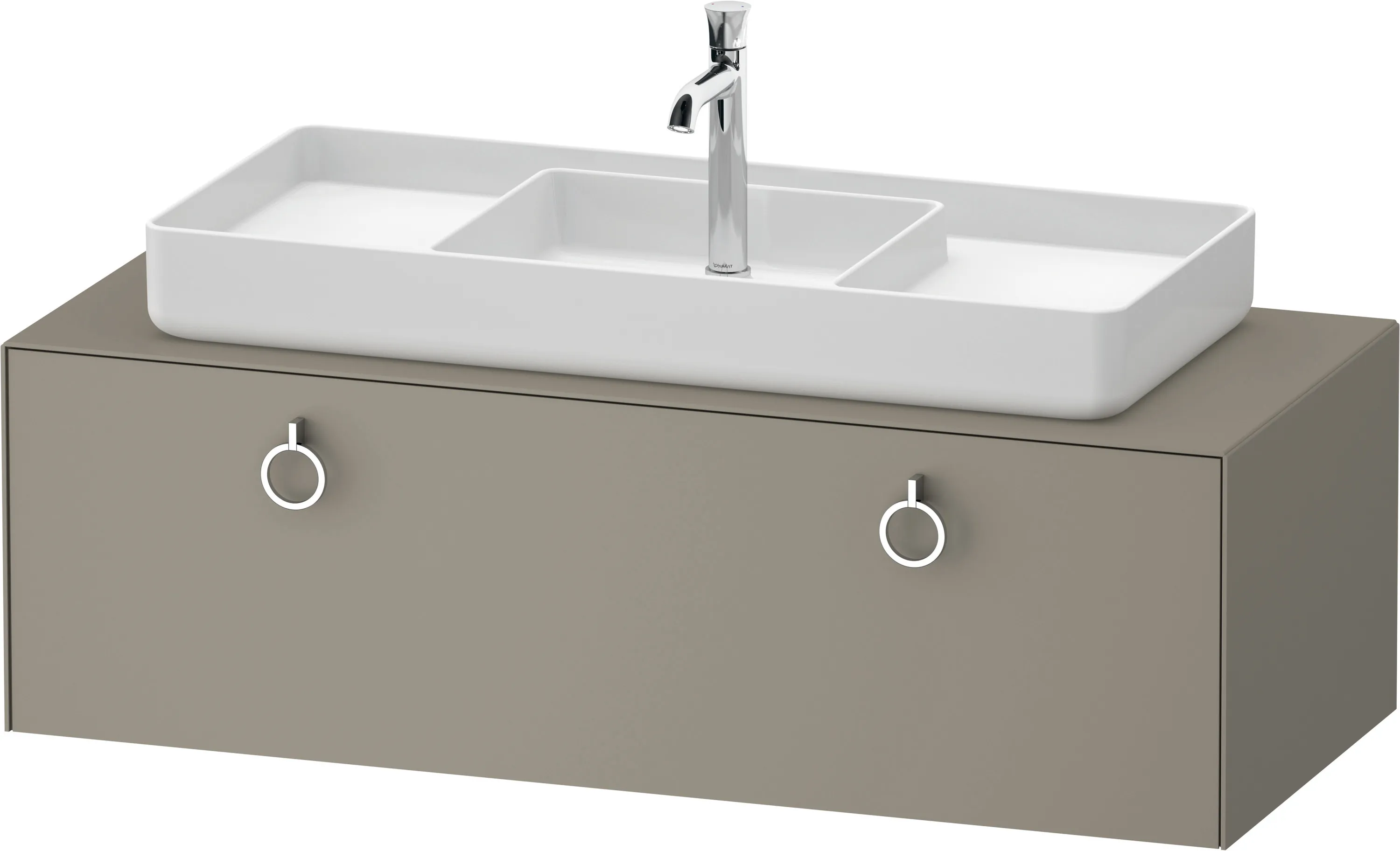 Duravit Waschtischunterschrank wandhängend „White Tulip“ 130 × 40,8 × 55 cm