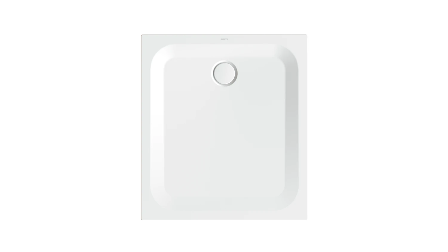Bette rechteck Duschwanne „BetteUltra“ 1000 × 900 mm ohne Oberflächenbeschichtung, ohne Oberflächenveredelung, ohne Wannenträger, in Edelweiß