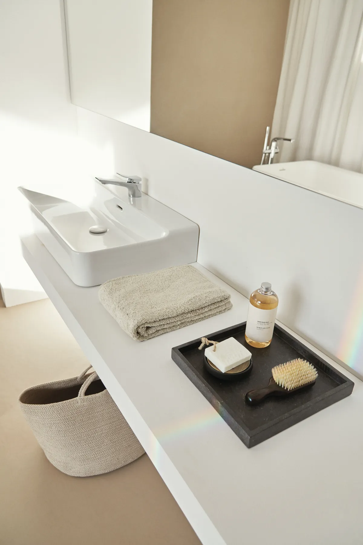 Konsole Conca, 2000x505x80mm, Weiß Konsole Conca, 2000x505x80mm, Weiß