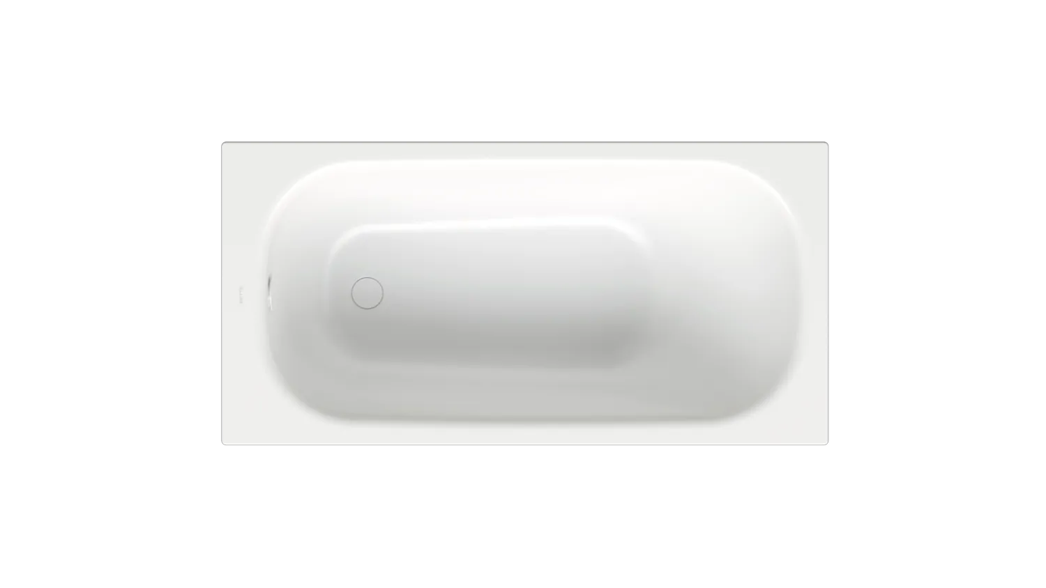 Bette BetteForm Badewanne Edelweiß 1400x700x420 mm Unterbau 1-Sitzer Bade-Duschkombination glasierter Titan-Stahl