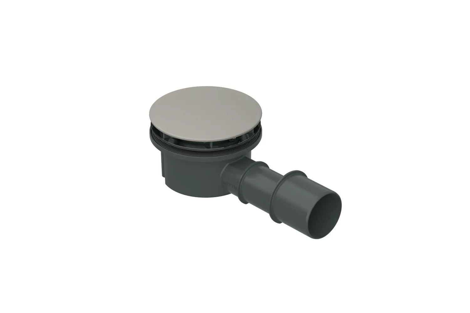 Compact+, seitlich - 0,5 l/s, Ab- und Überlauf, Duschwanne, Duschfläche, 225x115x85 mm, Weiß, Kunststoff