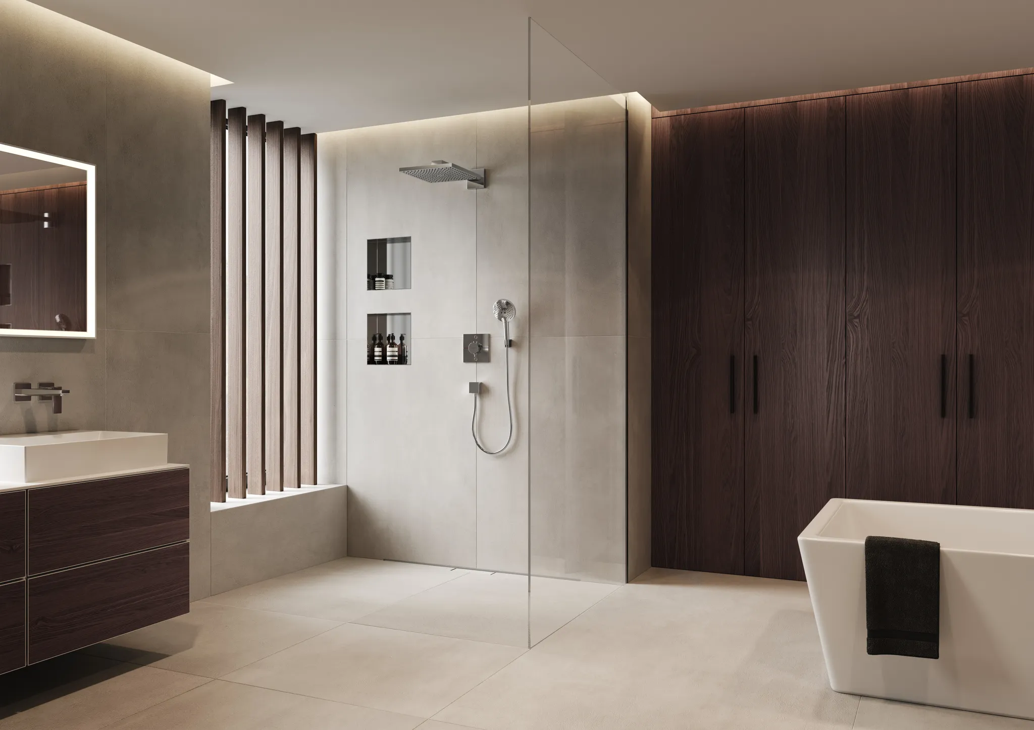 ShowerSelect Comfort S Thermostat Unterputz für 2 Verbraucher Chrom ShowerSelect Comfort S Thermostat Unterputz für 2 Verbraucher Chrom