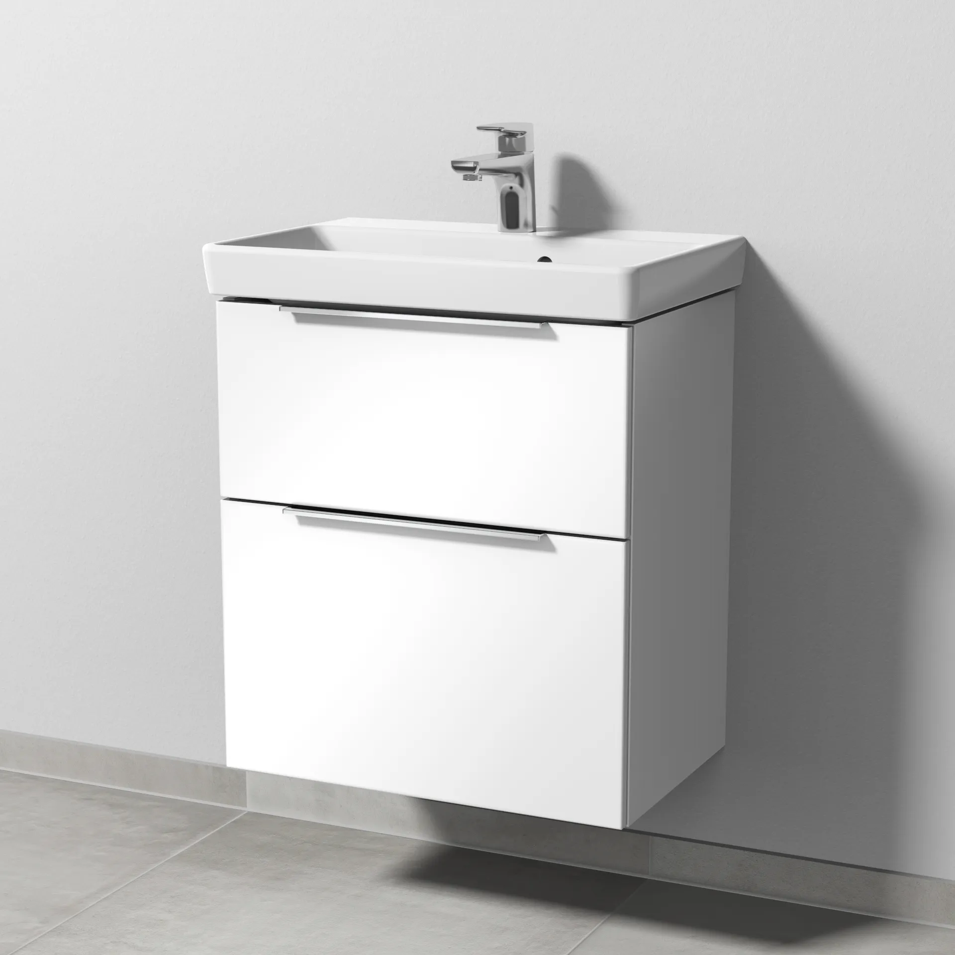 Sanipa Waschtischunterschrank „3way“ passend zu Keramik-Waschtische Avento von Villeroy & Boch 525 × 580 × 352 mm in Weiß (glanz) Sanipa Waschtischunterschrank „3way“ passend zu Keramik-Waschtische Avento von Villeroy & Boch 525 × 580 × 352 mm in Weiß (glanz)