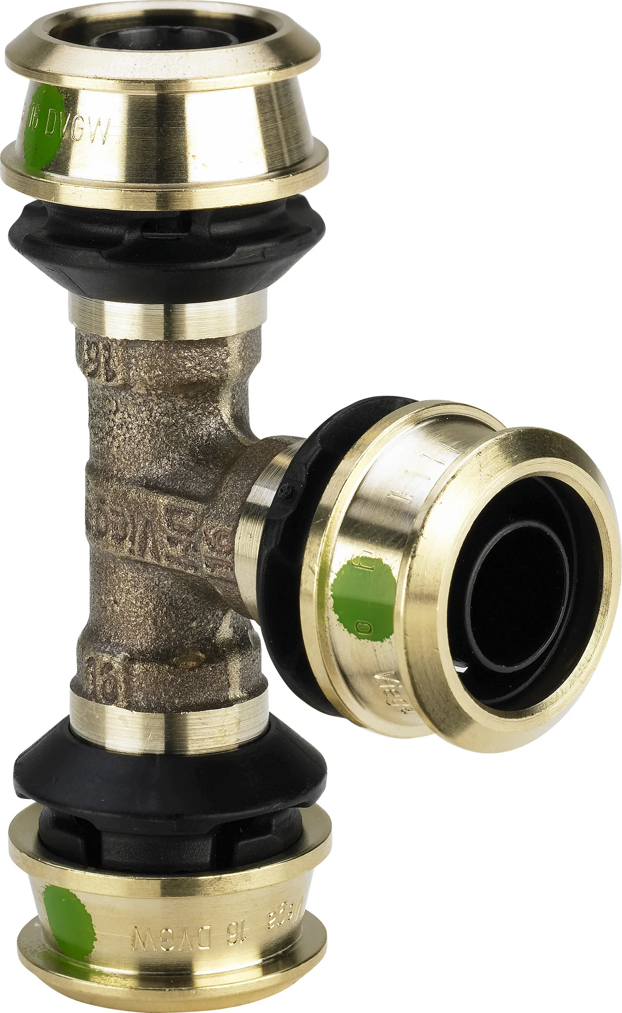Viega „Raxofix“ T-Stück mit 3 Muffen 40 × 20 × 40 mm Viega „Raxofix“ T-Stück mit 3 Muffen 40 × 20 × 40 mm