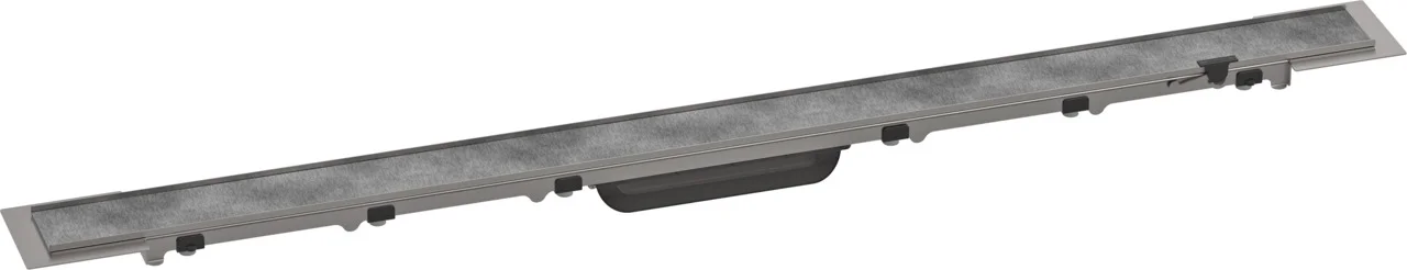 Hansgrohe RainDrain Rock Duschrinne 1000 mm, kürzbar und befliesbar