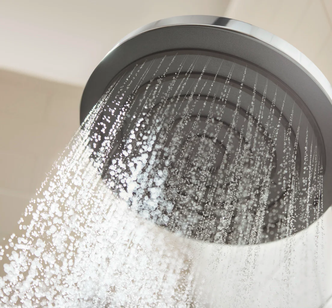 Hansgrohe Pulsify S Kopfbrause 260 mm, 2 Strahlarten, Chrom, Wandanschluss für iBox universal