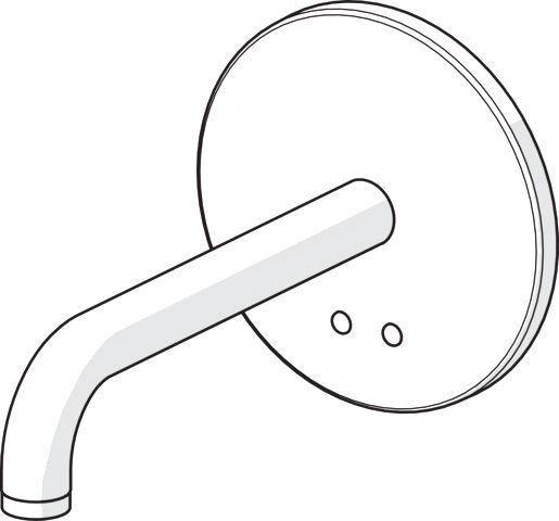 Hansa Waschtischarmatur, elektronisch „Electra“ Ausladung 245 mm in Chrom Hansa Waschtischarmatur, elektronisch „Electra“ Ausladung 245 mm in Chrom