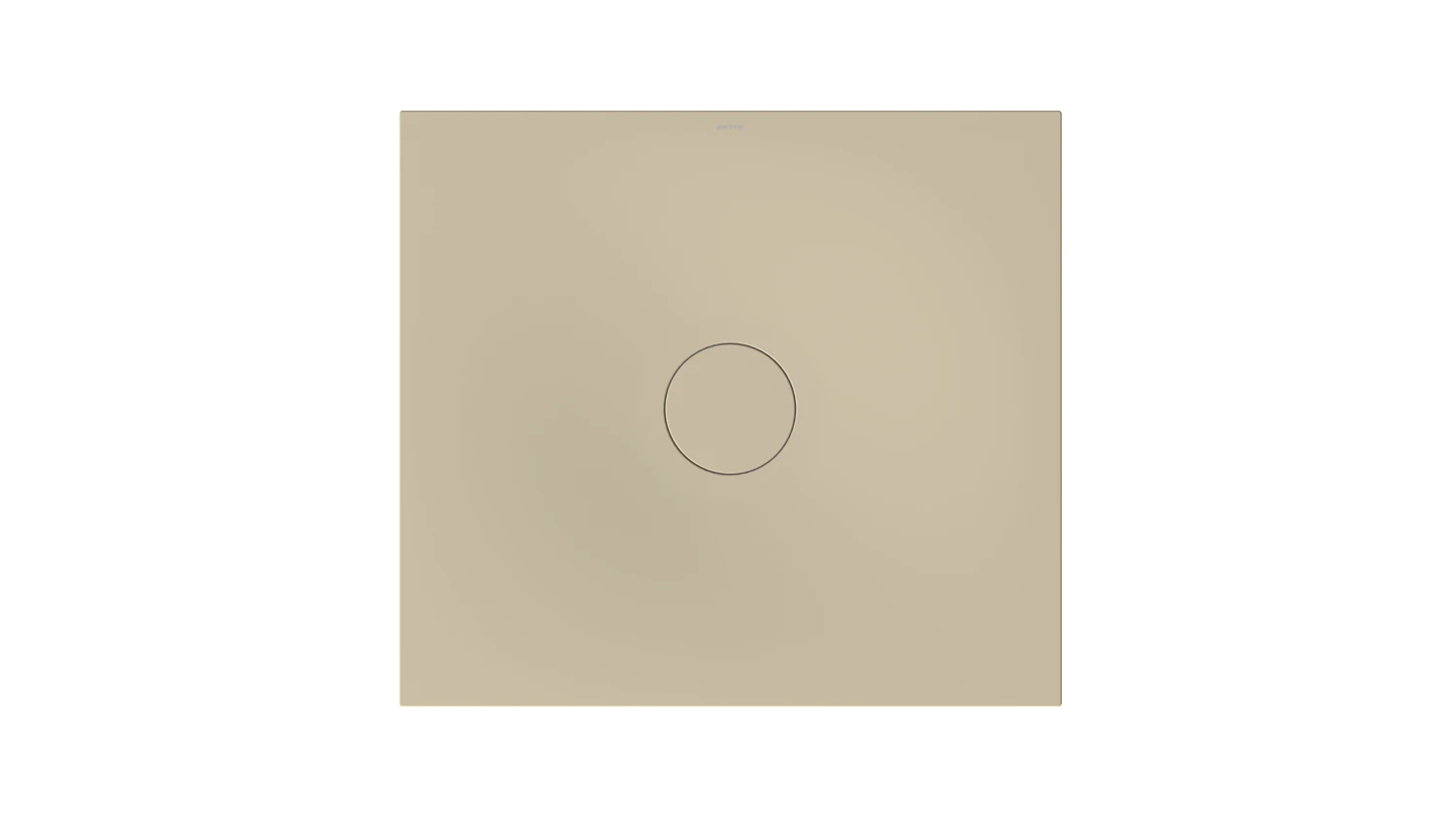 Bette rechteck Duschwanne „BetteAir“ 1000 × 900 mm ohne Oberflächenbeschichtung, ohne Oberflächenveredelung, mit Minimum-Wannenträger, in Sand