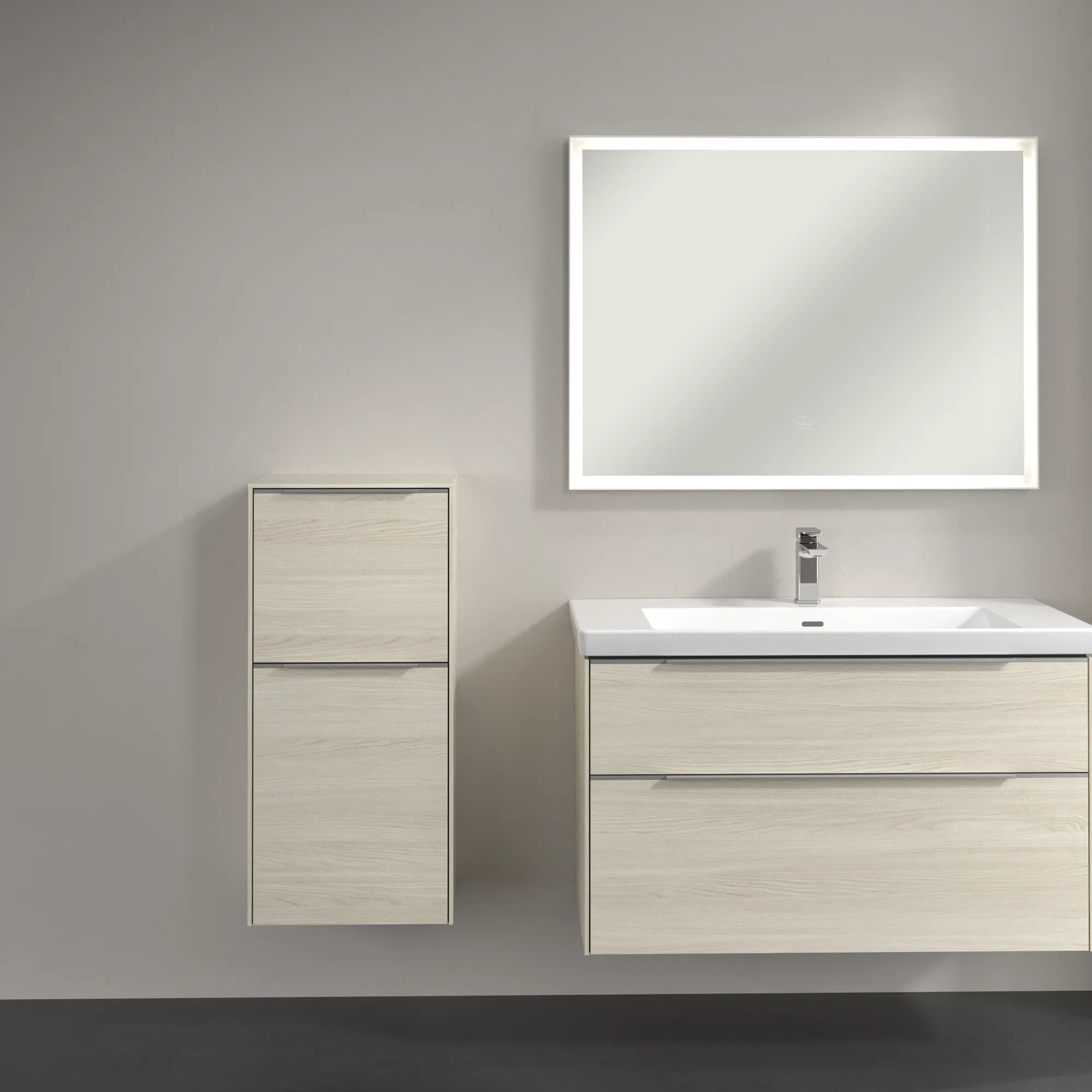 Villeroy & Boch Seitenschrank „Subway 3.0“ 40 × 86 × 36,2 × 36,2 cm 1 Auszug, 1 Tür, Anschlag (Scharnier) links, 1 Tür, Anschlag links Villeroy & Boch Seitenschrank „Subway 3.0“ 40 × 86 × 36,2 × 36,2 cm 1 Auszug, 1 Tür, Anschlag (Scharnier) links, 1 Tür, Anschlag links