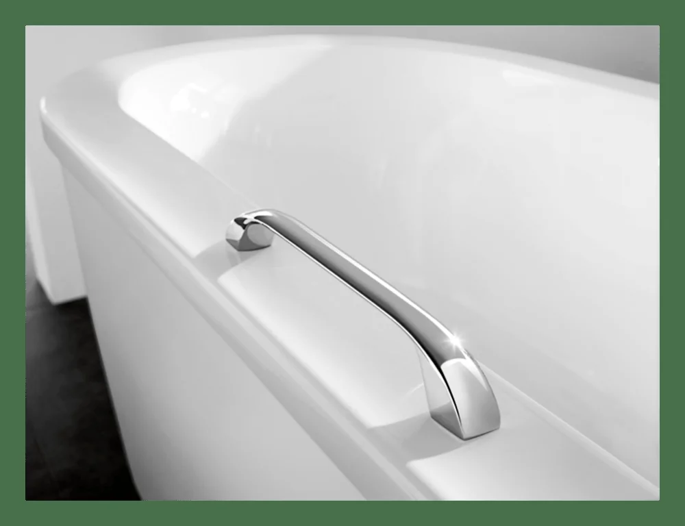 Villeroy & Boch Handgriffe U901700, Verchromt, 80 x 250 x 30 mm