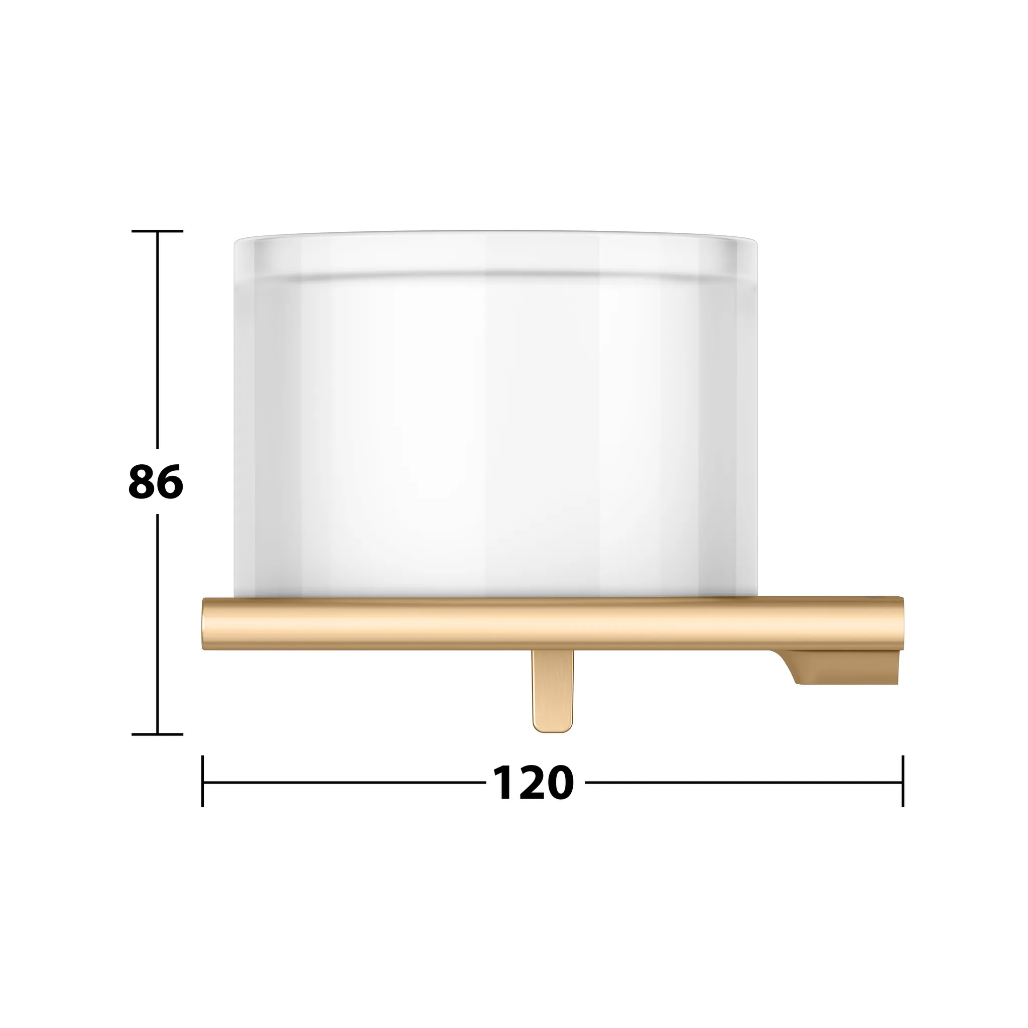 Edition 400 Lotionspender Messing gebürstet Edition 400 Lotionspender Messing gebürstet
