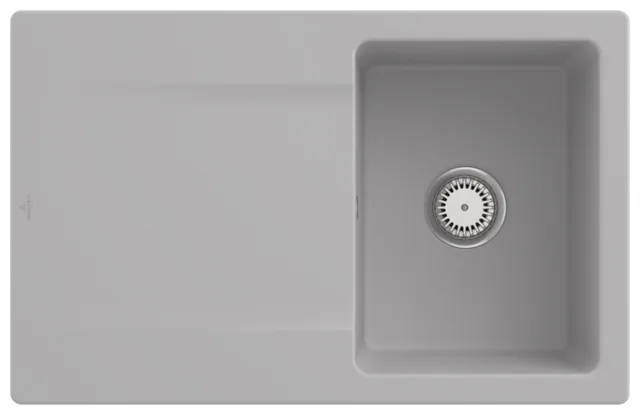 Villeroy & Boch Einbau-Küchenspülbecken „Siluet“ 45 800 × 510 × 220 mm in Steam
