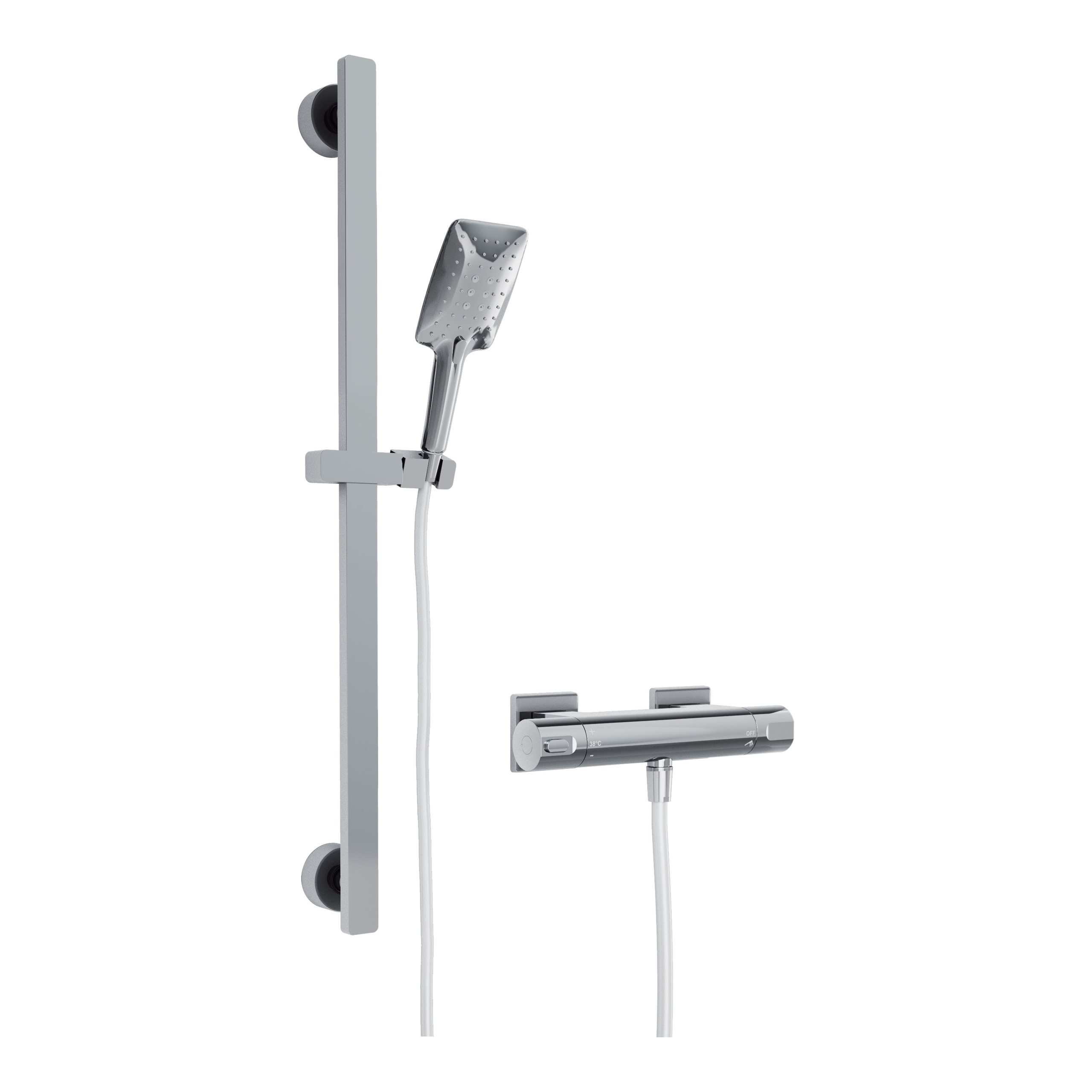 HSK Duschthermostat „Shower-Set“ in chrom HSK Duschthermostat „Shower-Set“ in chrom