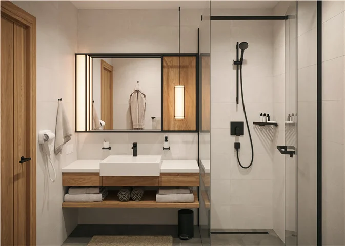 Hansgrohe Vernis Shape Einhebel-Brausemischer Unterputz mattschwarz, Keramikmischsystem, max. Durchflussmenge 29,3 l/min bei 3 bar, Anschlussart Grundkörper