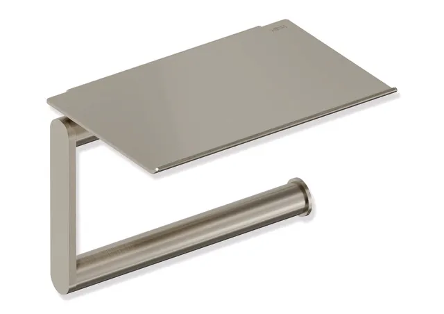 WC-Papierhalter mit Ablage, Edelstahl, PVD, Breite 135 mm, Höhe 96 mm, in Farbe CK (messing glänzend) WC-Papierhalter mit Ablage, Edelstahl, PVD, Breite 135 mm, Höhe 96 mm, in Farbe CK (messing glänzend)