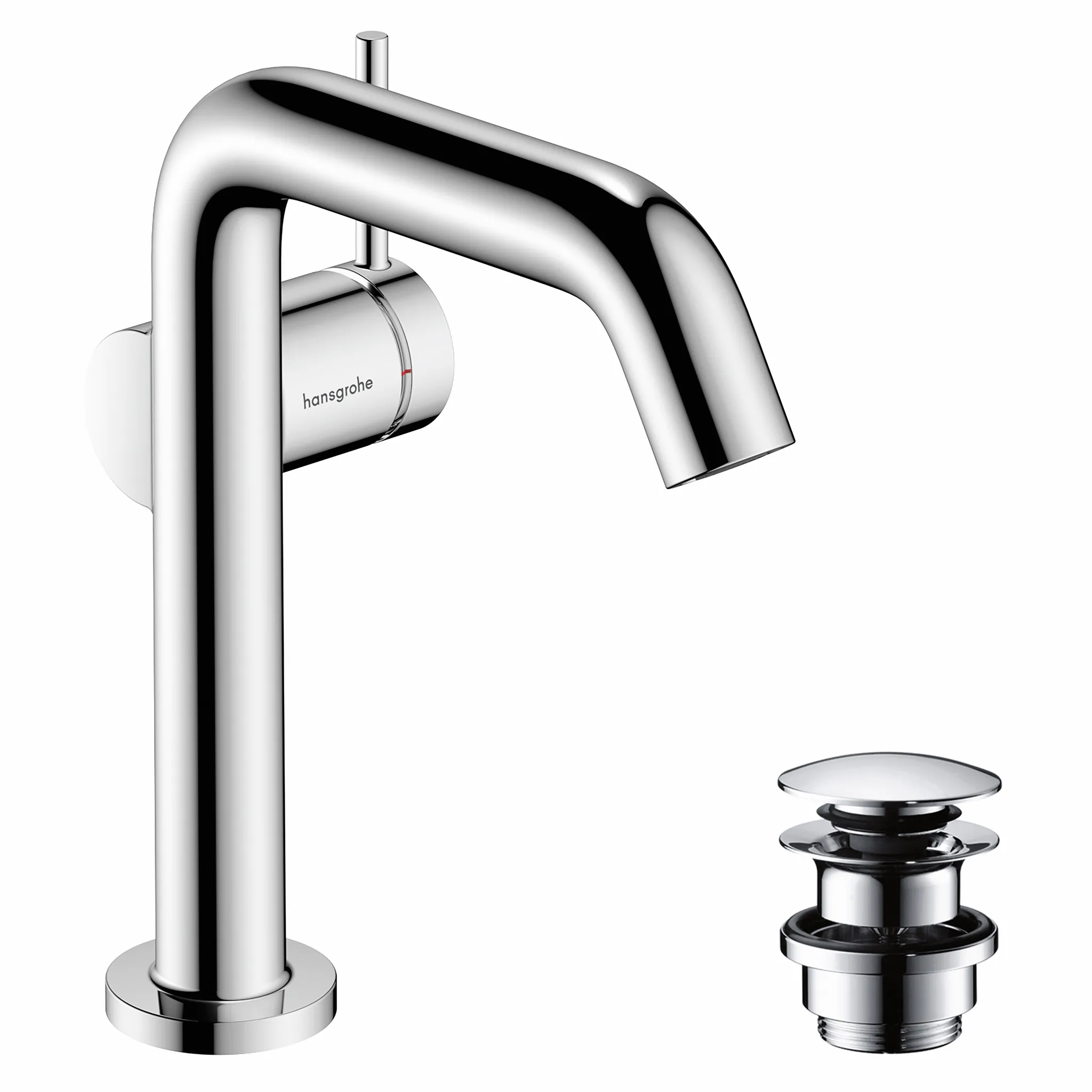 Hansgrohe Tecturis S Einhebel-Waschtischmischer 150 Fine CoolStart EcoSmart+ mit Push-Open Ablaufgarnitur, Chrom Hansgrohe Tecturis S Einhebel-Waschtischmischer 150 Fine CoolStart EcoSmart+ mit Push-Open Ablaufgarnitur, Chrom
