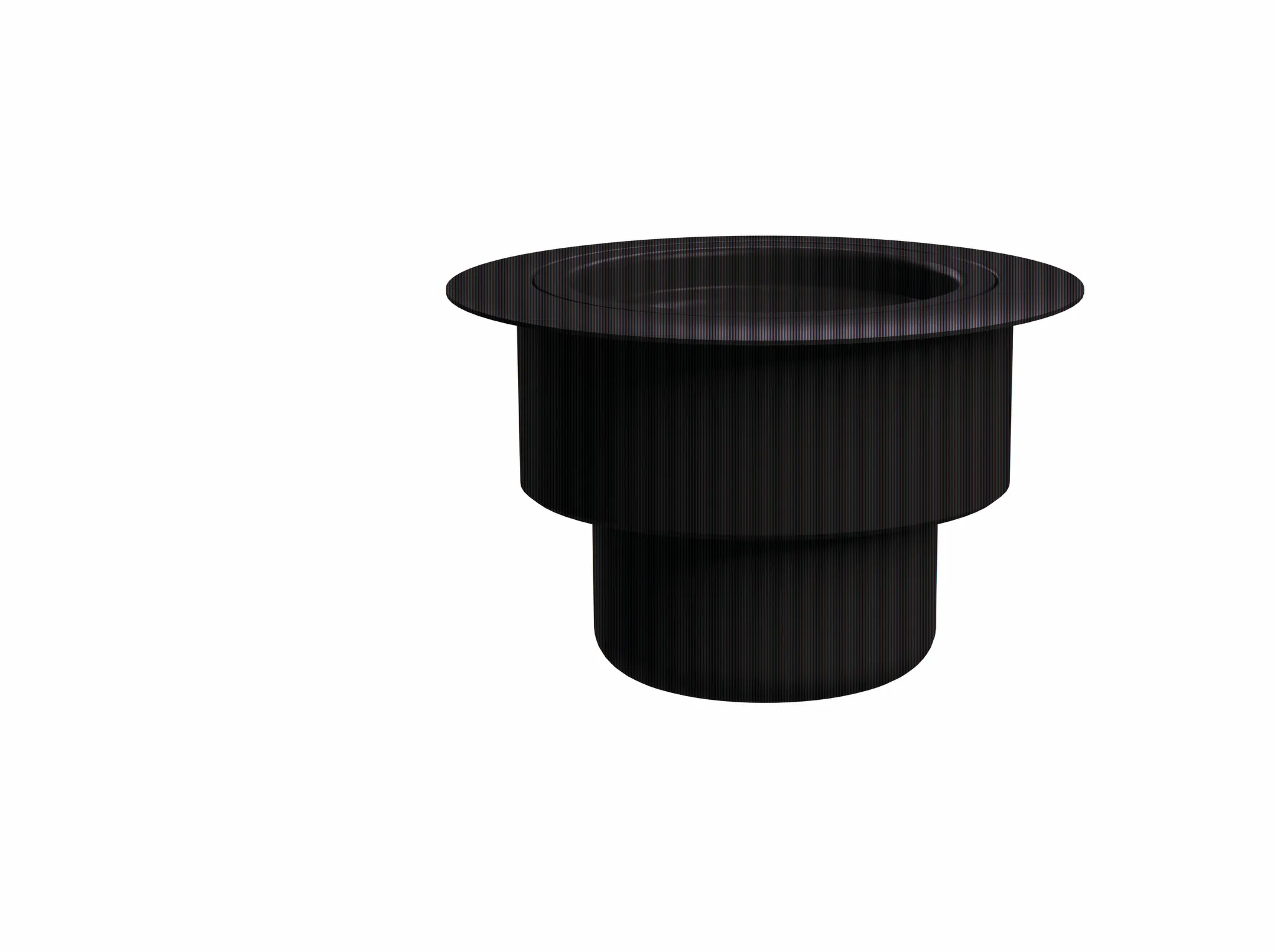 Geruchsverschluss ORIO mit Schraubventil, schwarz