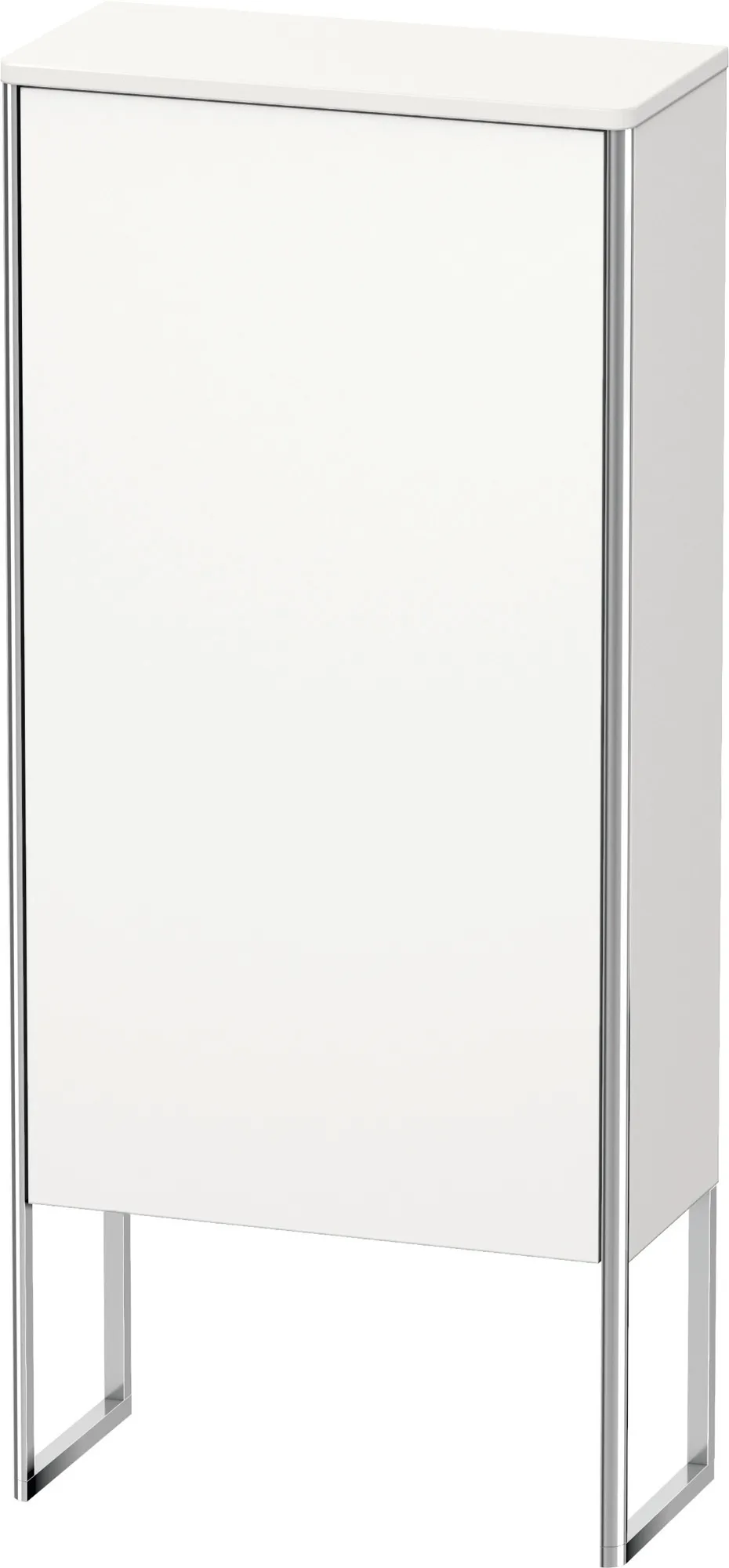 Duravit Halbhochschrank „XSquare“ 50 × 113,6 × 23,6 cm Weiß Seidenmatt