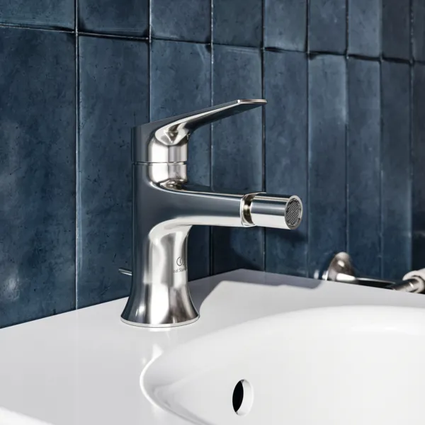 Bidetarmatur La Dolce Vita mit Ablaufgarnitur Brushed Gold