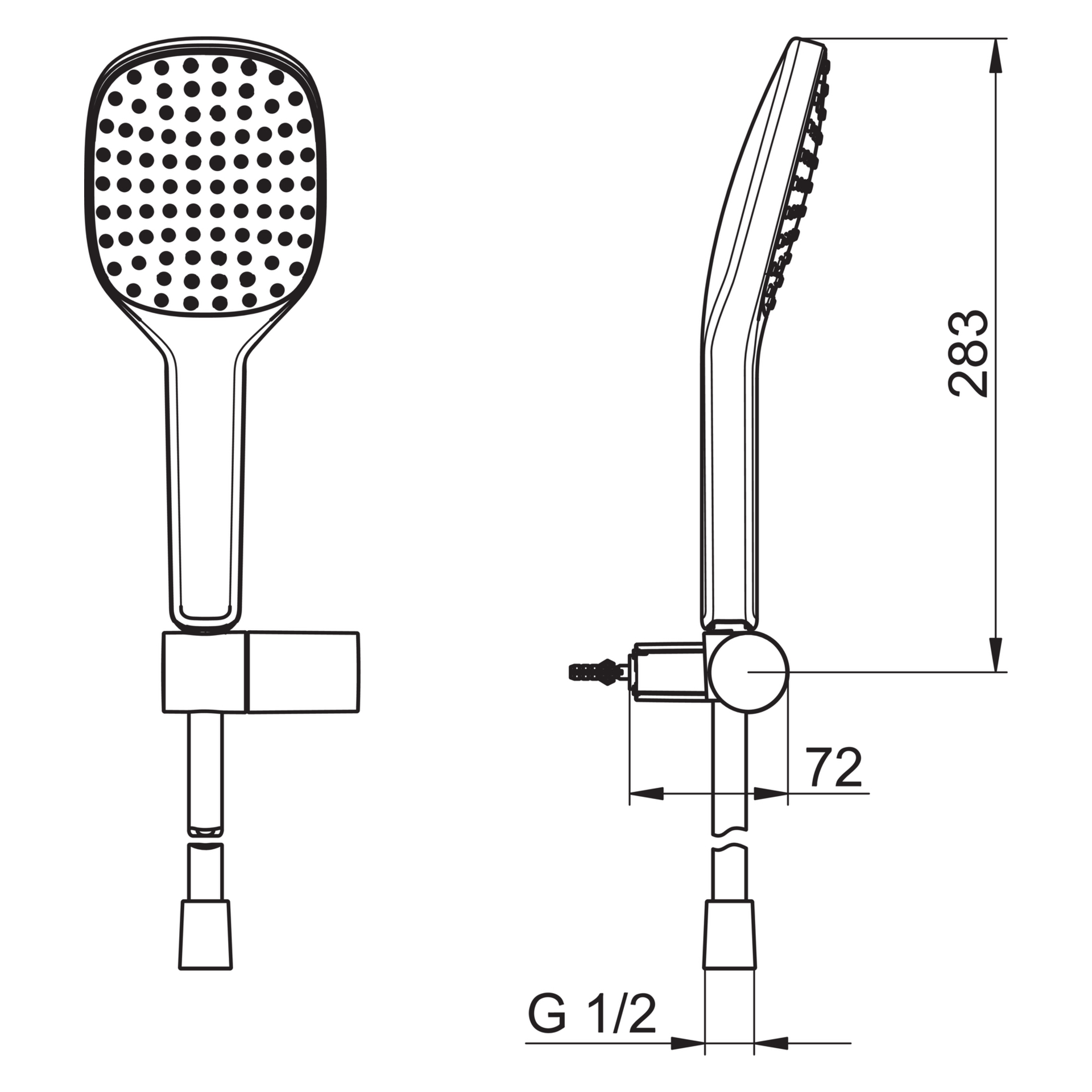Handbrause „Activejet Style“ in Chrom Handbrause „Activejet Style“ in Chrom