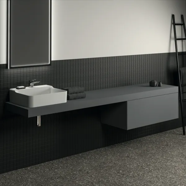 Ideal Standard Waschtischunterschrank Conca, 1 Auszug, anthrazit